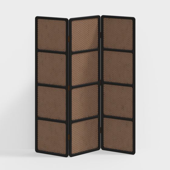 Modern Minimalist Polygonal Screen 3D Model
