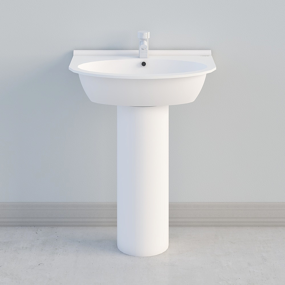 lavabo de 63 con pie y grifo