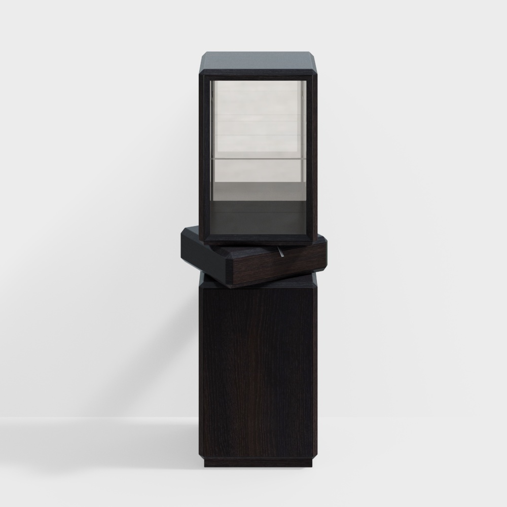 JJG-J002 Revolving Wine Cabinet-3D