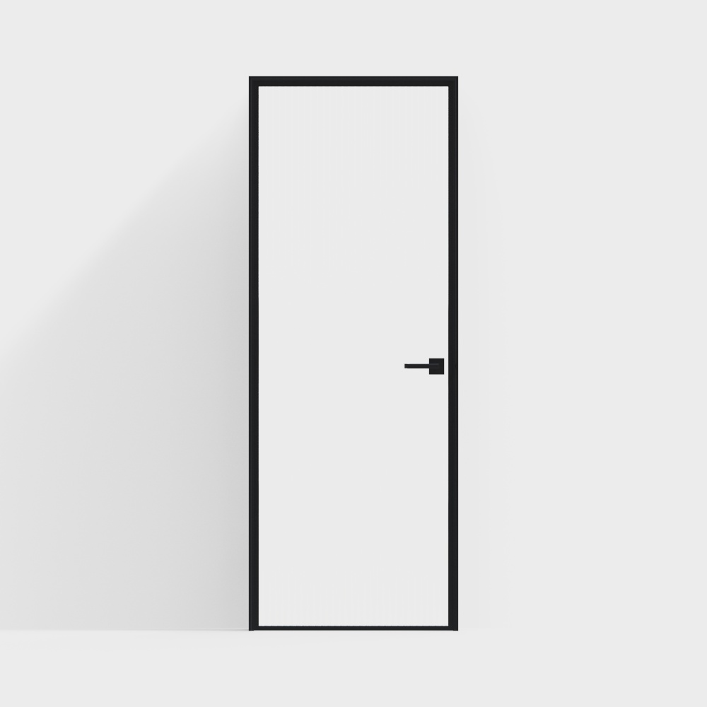 モダン ガラス片ドア プラスチック スチール ドア