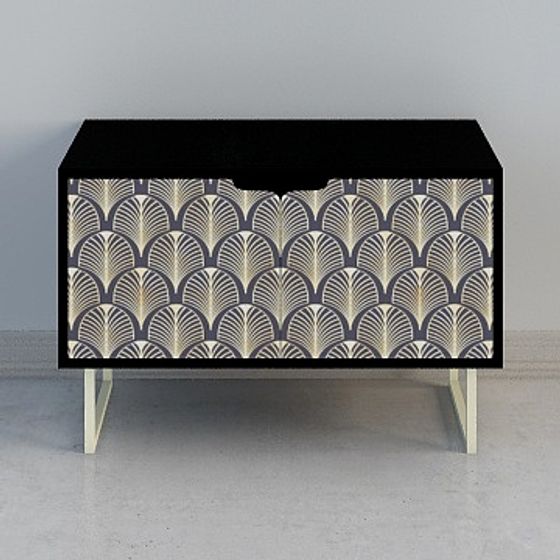 Glamorous Deco Console 3D model