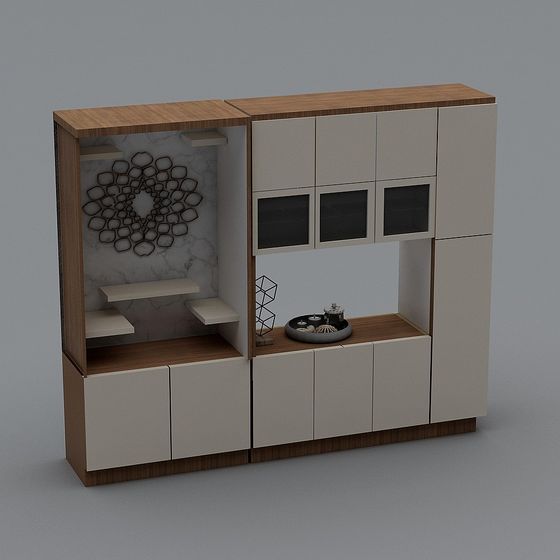 Elegant Modern Furniture 3D model for Home Design