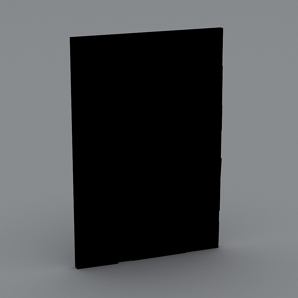 Wall 3D modeling decorative plate 80