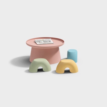 Mesas y sillas infantiles de azúcar nórdico