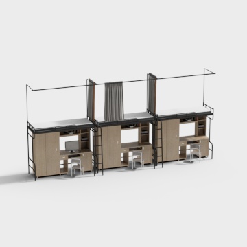 เตียงในหอพัก