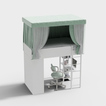 Modern dormitory bunk bed