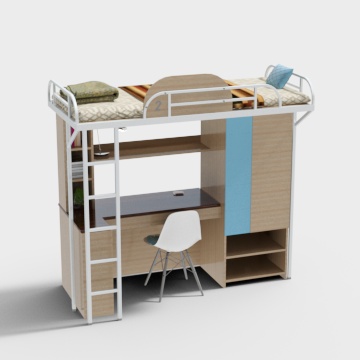 Modern dormitory bunk bed