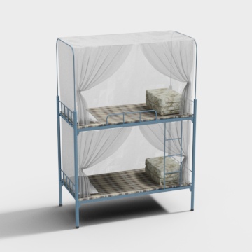 Modern dormitory bunk bed