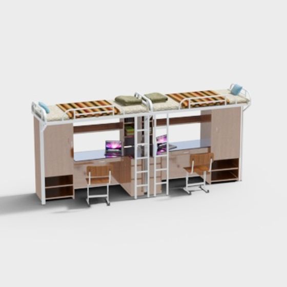 Urban Nook 3D model for Compact Living Spaces