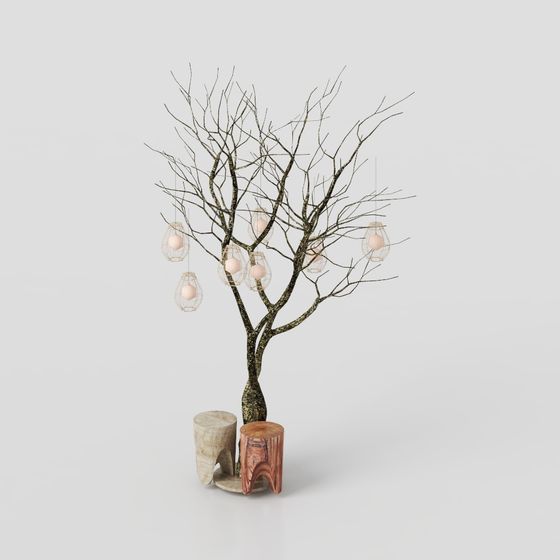 Winter Tree 3D model