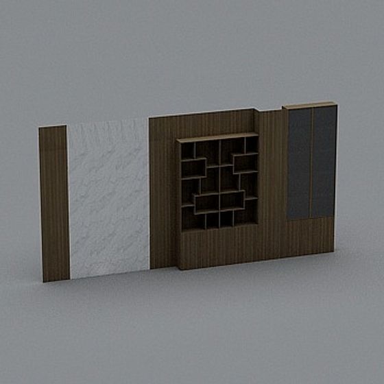 Urban Zen Wall Unit 3D model