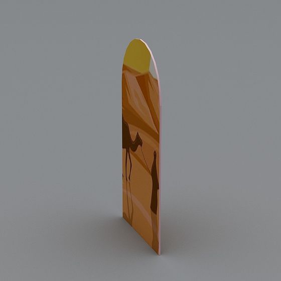 Low Poly Desert Landscape 3D model