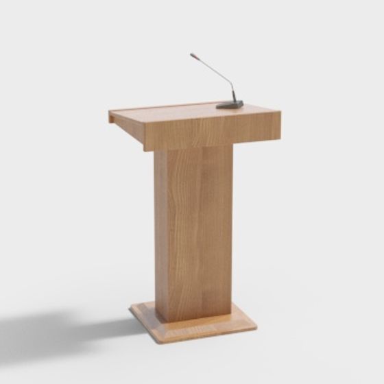 Minimalist Podium 3D Model Design