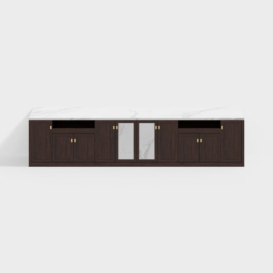 Stunning Modern TV Cabinet 3D model