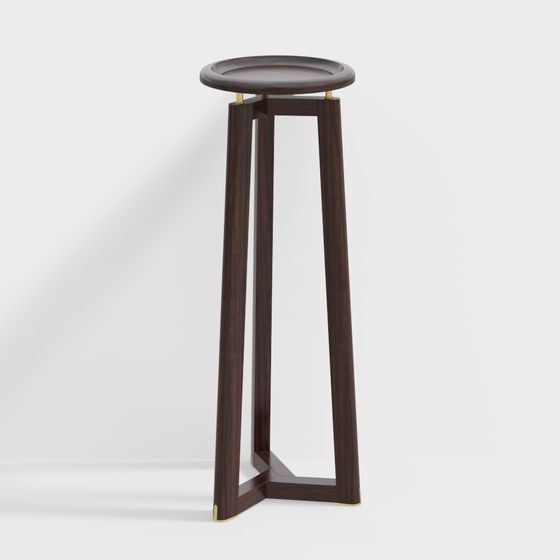 Modern Urban Corner Side Table 3D model