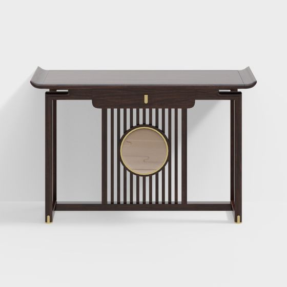 Elegant Eastern Entryway Table 3D model for Design