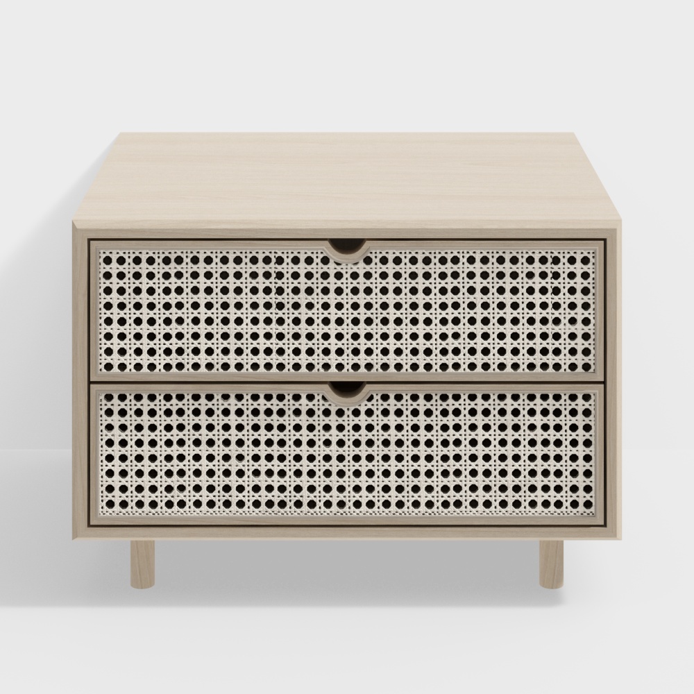 โต๊ะข้างเตียงสไตล์นอร์ดิก