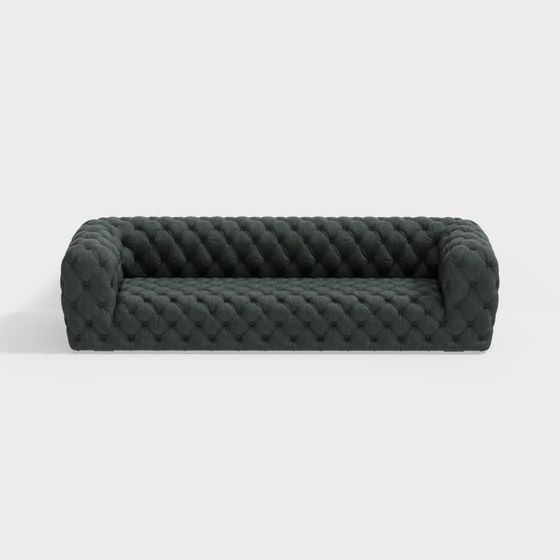 Stylish Vintage Modern 3D Sofa Model