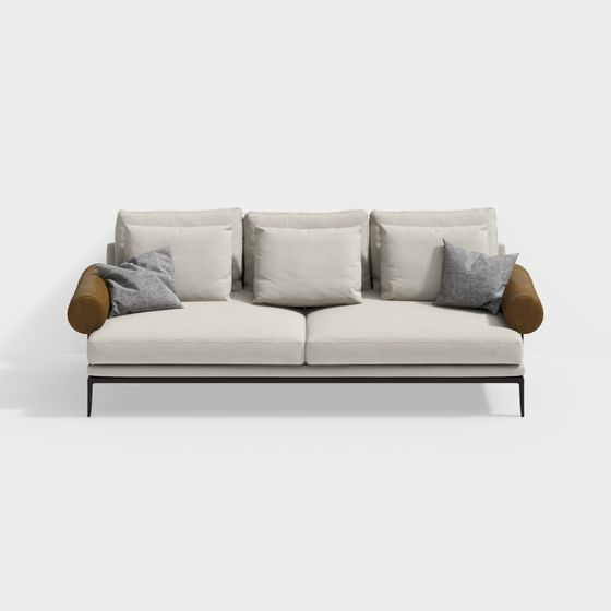 Urban Comfort Sofa 3D model for Modern Interiors