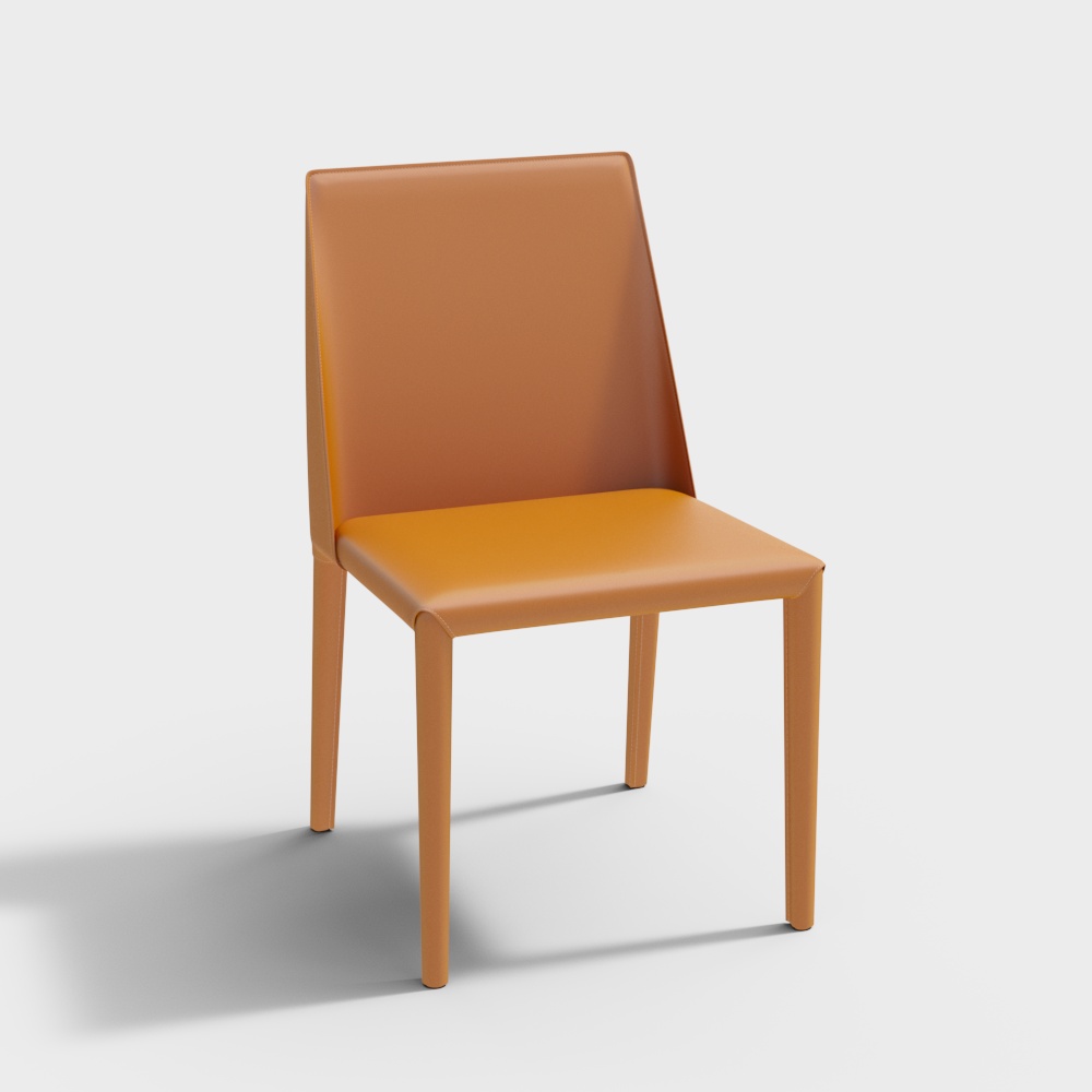 Кресло-обеденное оранжевое