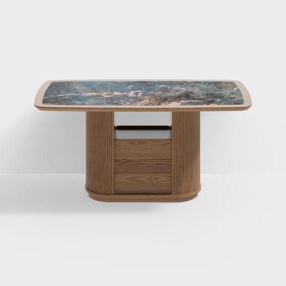 Urban Minimalist Dining Table 3D model