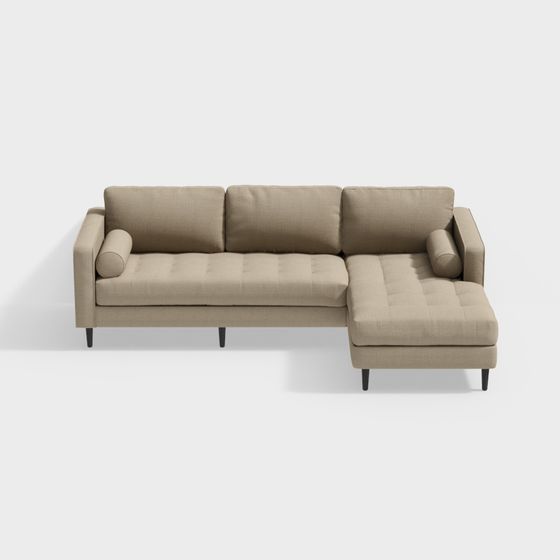 Urban Comfort Sofa 3D model for Modern Interiors