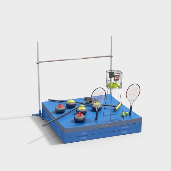 Dynamic Sports Equipment 3D model