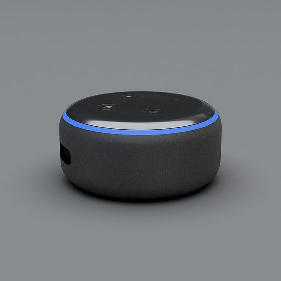 Echo Dot 3D model - Sleek Modern Design