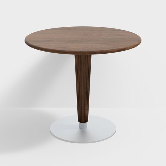 Fanwu Furniture-Raining Round Table-950-Black Walnut