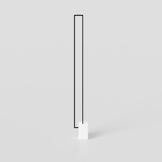Elegant Minimalist Floor Lamp 3D model for Modern Spaces