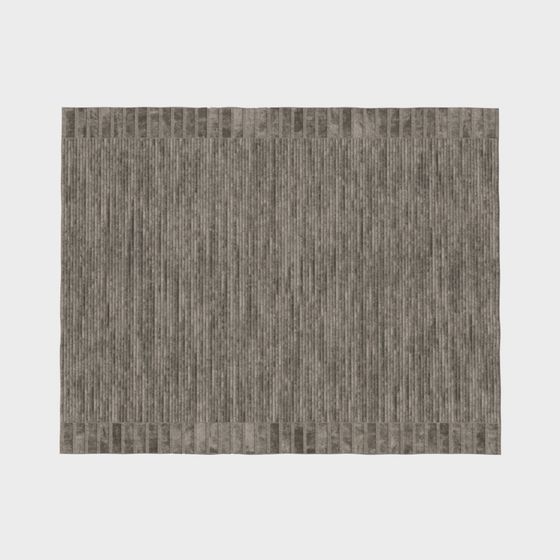 Low-Poly Striped Carpet 3D model