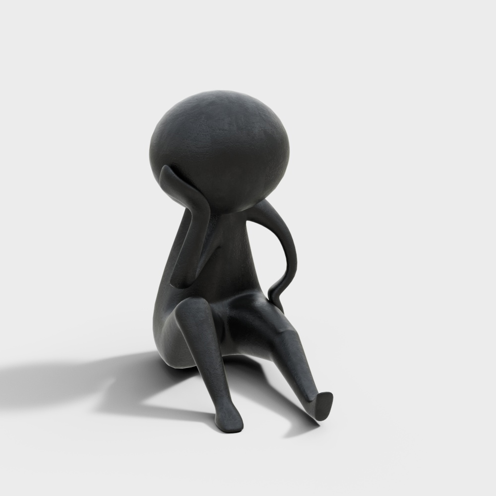 Melancholic Figure 3D model