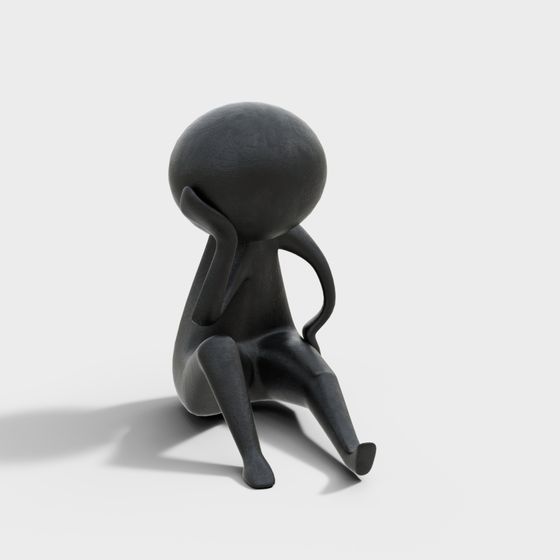 Melancholic Figure 3D model
