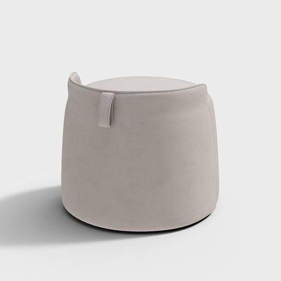 Roundy Stool 3D model for Modern Interiors