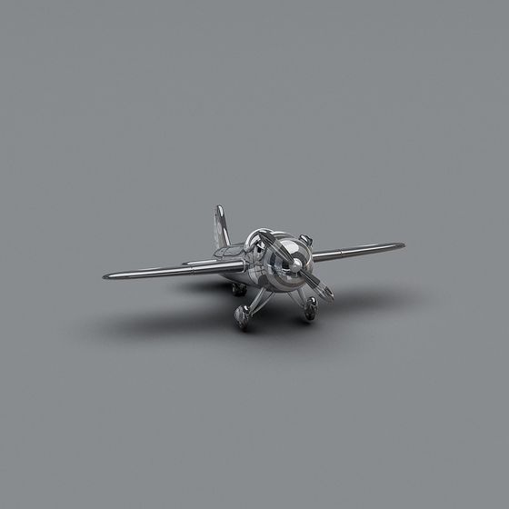 Vintage Style Aircraft 3D model