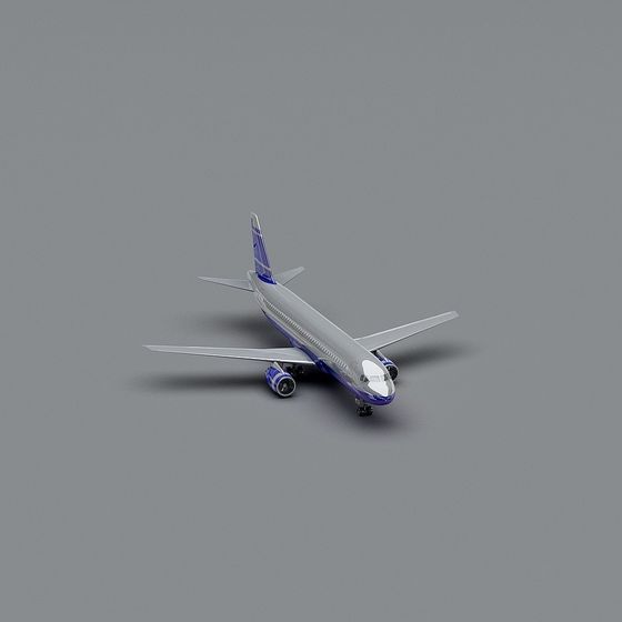 Low-Poly 3D Aircraft Model for Creative Projects