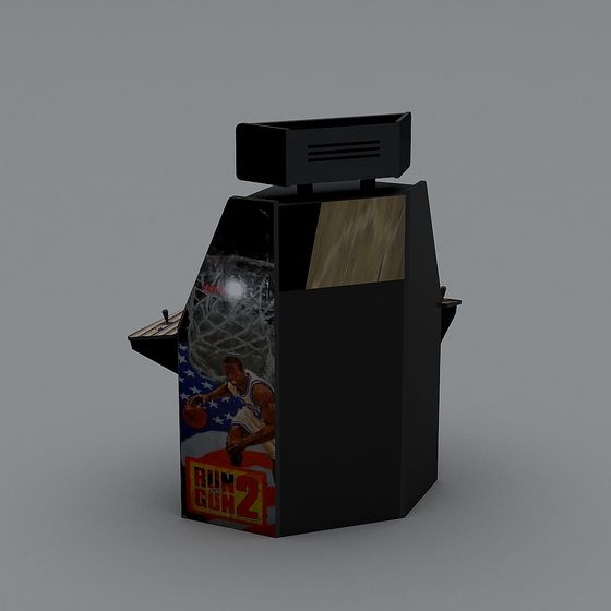 Basketball Arcade Machine 3D model