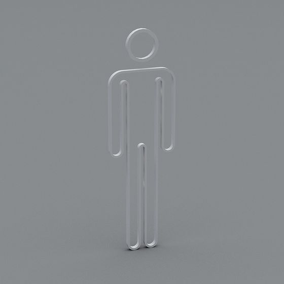 สัญลักษณ์ห้องน้ำชาย