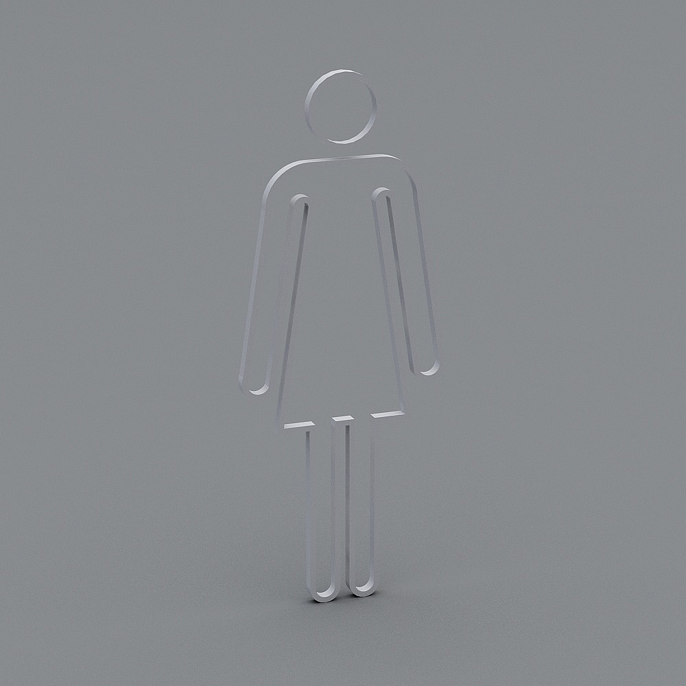 สัญลักษณ์ห้องน้ำหญิง