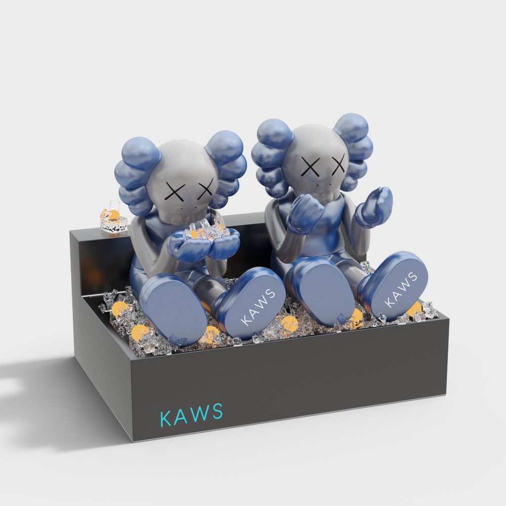 KAWS modern sculpture