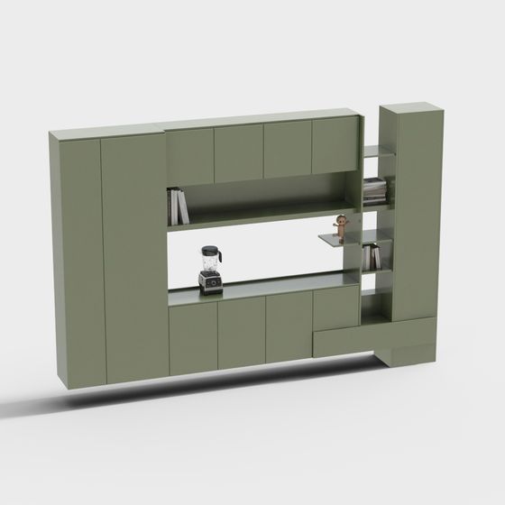 City Oasis Bookshelf 3D model