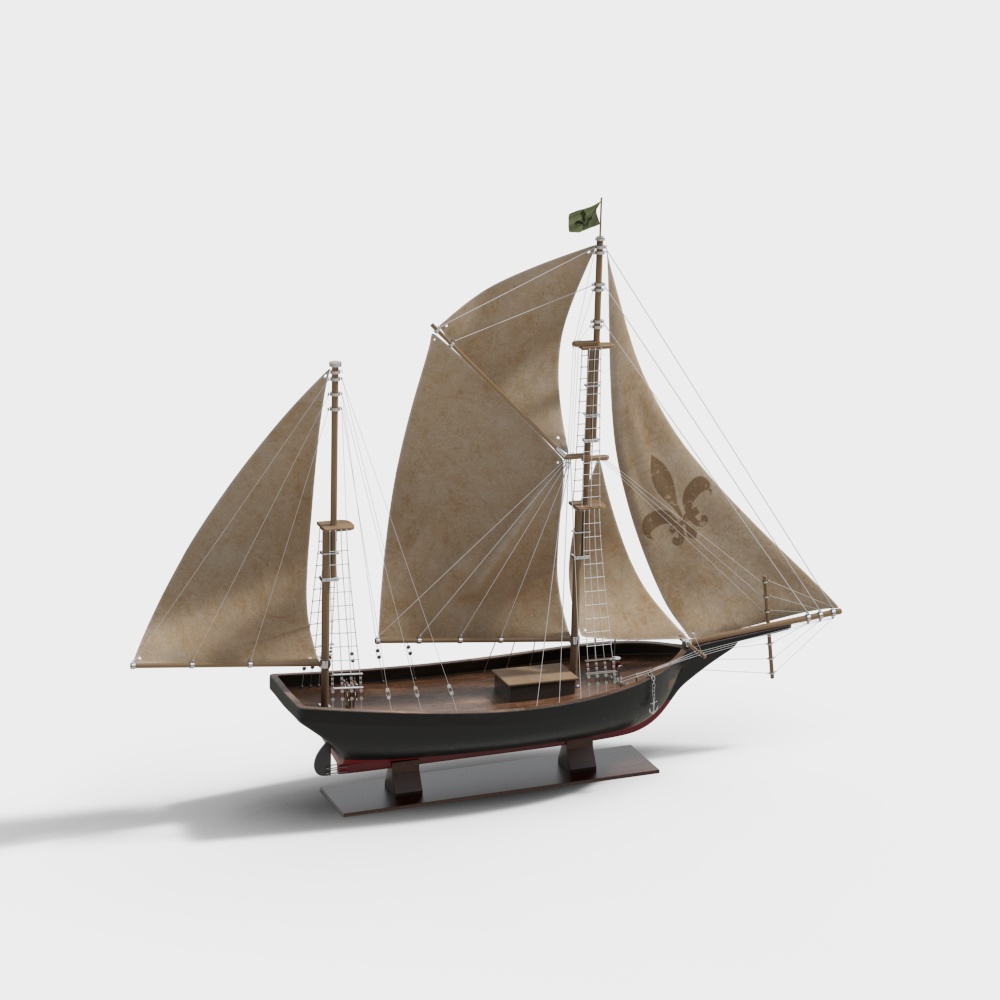 vintage wooden ornament decoration