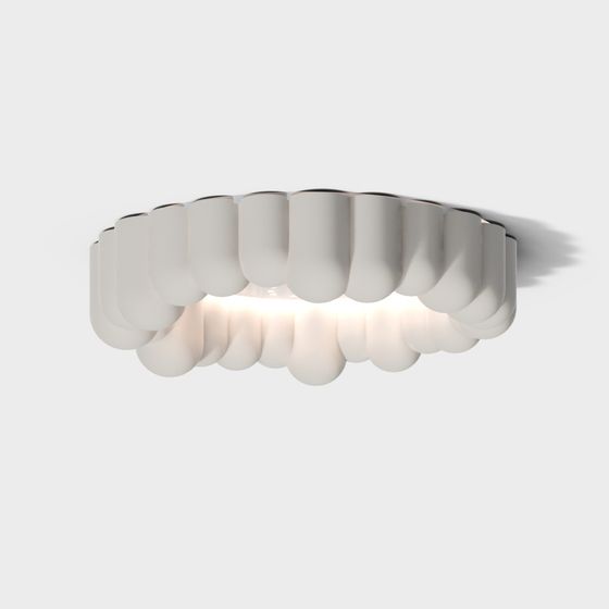 Wavy Ceiling Lamp 3D model