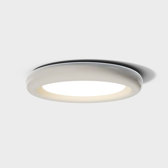 Modern Circular Pendant Light 3D model