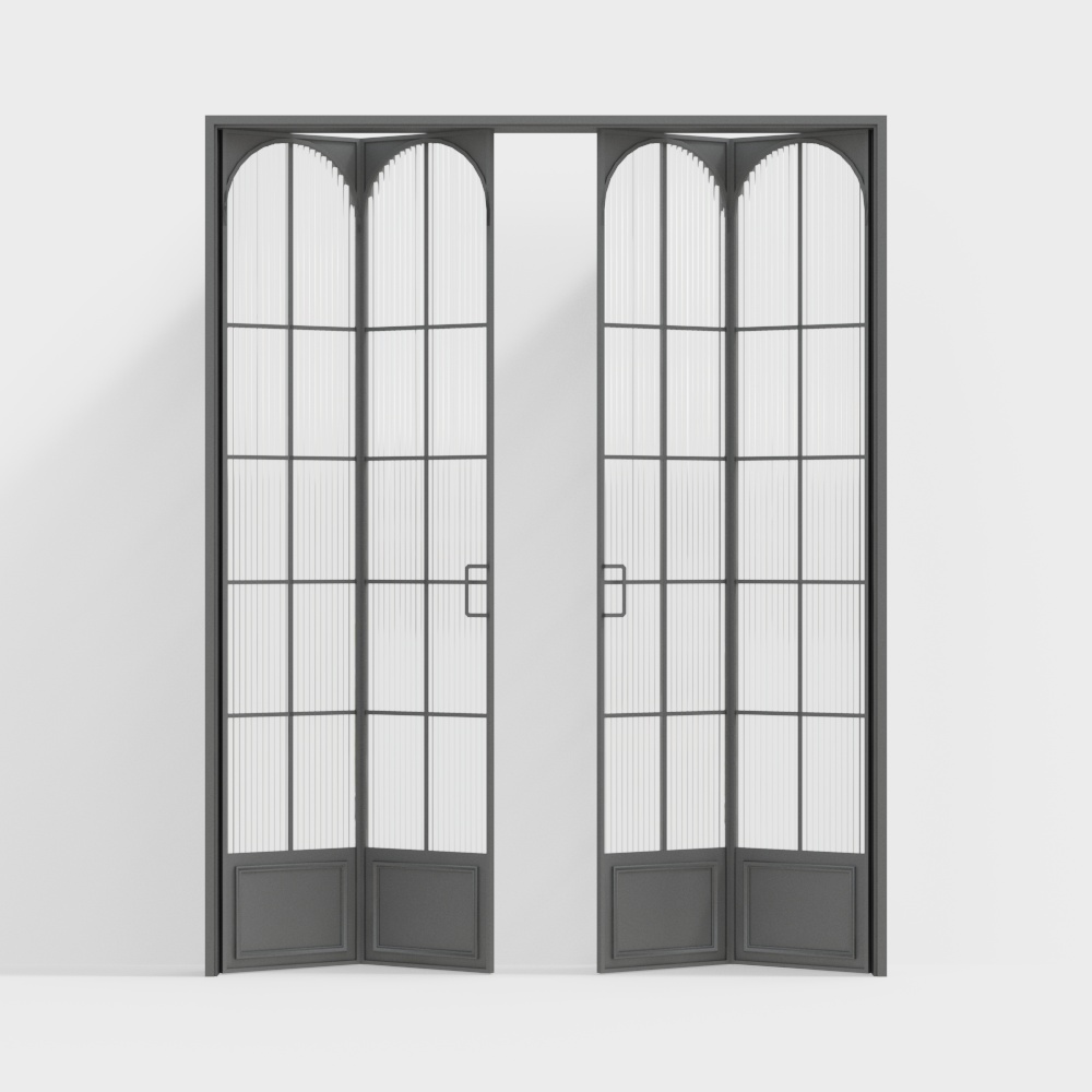modern glass folding door