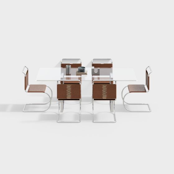 ensemble table à manger et chaises modernes