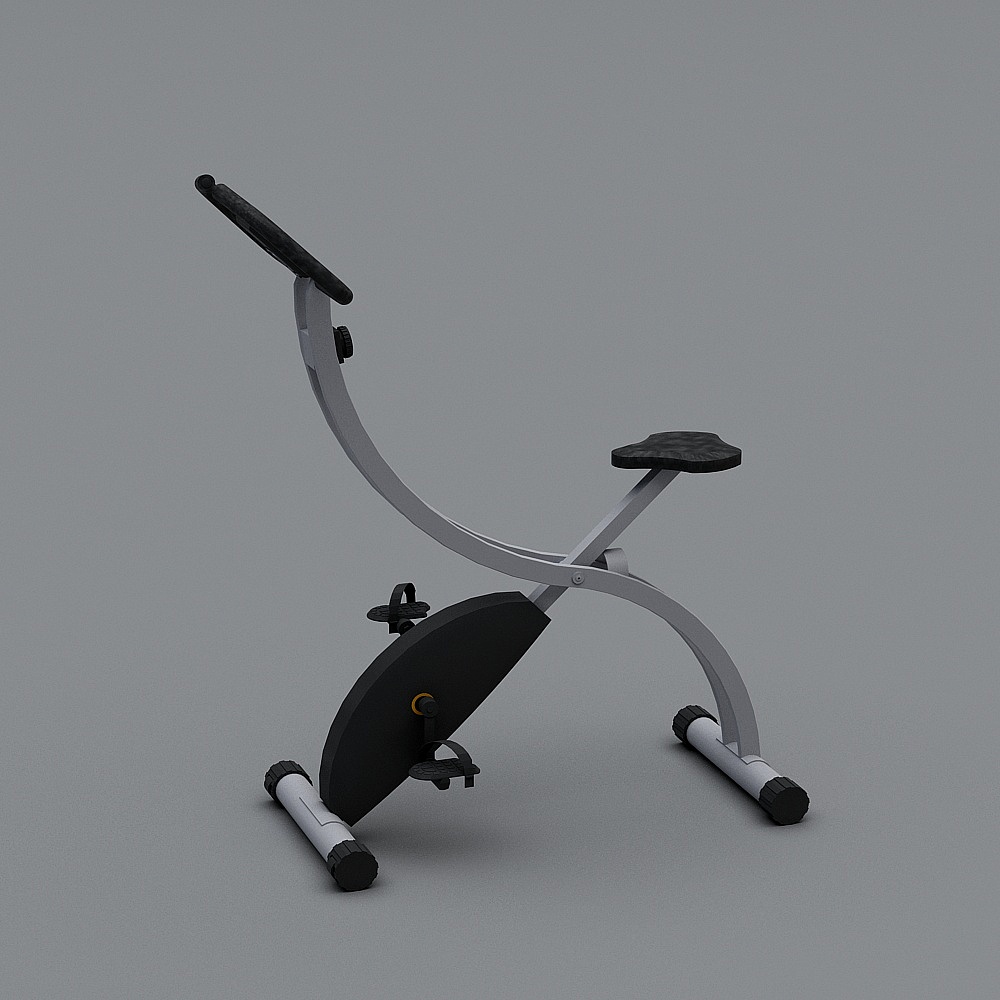 Dynamic Fitness Bike 3D model for Modern Design