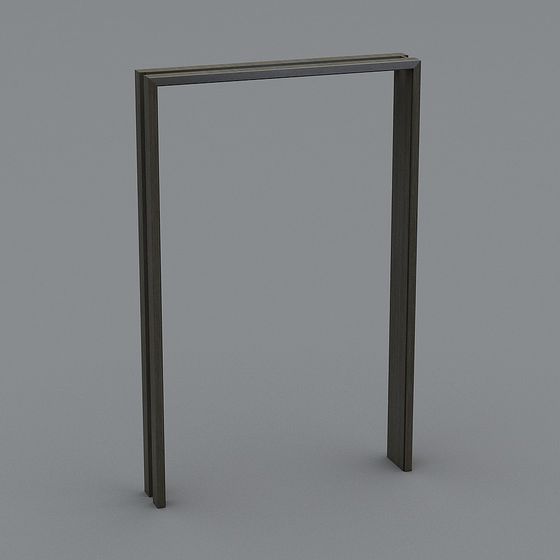 Elegant Minimalist Metal Frame 3D model