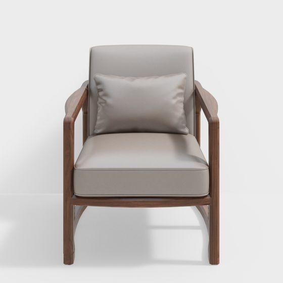 Cozy Lounge Chair for Modern Interiors 3D model