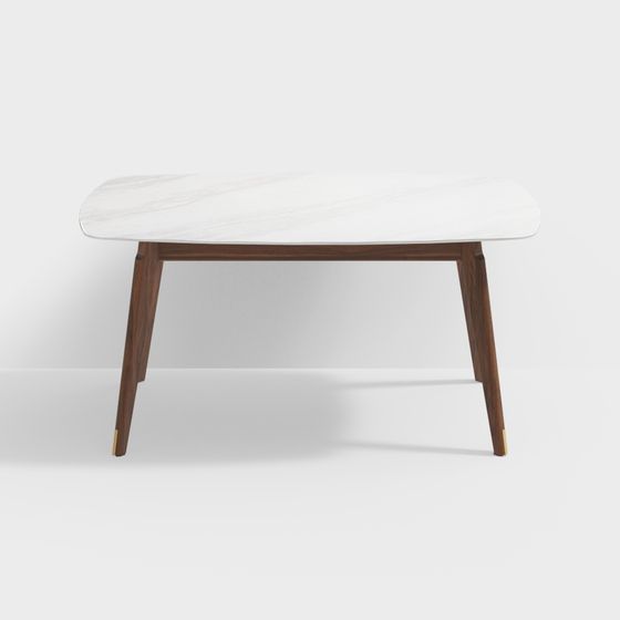 Mid-Century Modern Coffee Table 3D model for Creative Spaces